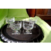 4 Eierlikörgläser, Rosenthal Studio Line, 60/70Er Jahre, Eierlikörgläser Quadratfuß 4 Eierlikörgläser, Rosenthal Studio Line, 60/70Er Jahre, Eierlikörgläser Quadratfuß von MiabellaImPott