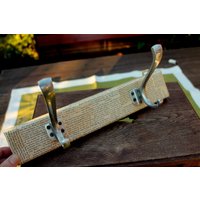 Hakenleiste, Garderobenleiste 20Er Jahre, Frankfurther Schule Metallhaken von MiabellaImPott