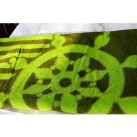 Handtuch, Grünes Frotteehandtuch, Badelaken, Badehandtuch, Freizeithandtuch, Liegetuch 70Er Jahre von MiabellaImPott