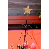 Weihnachtsbaum Aus Draht, Drahttannenbaum, Alter Weihnachtsständer Um Kugeln Aufzuhängen, Drahtgestell Für Weihnachtskugeln, Weihnachtsdeko von MiabellaImPott