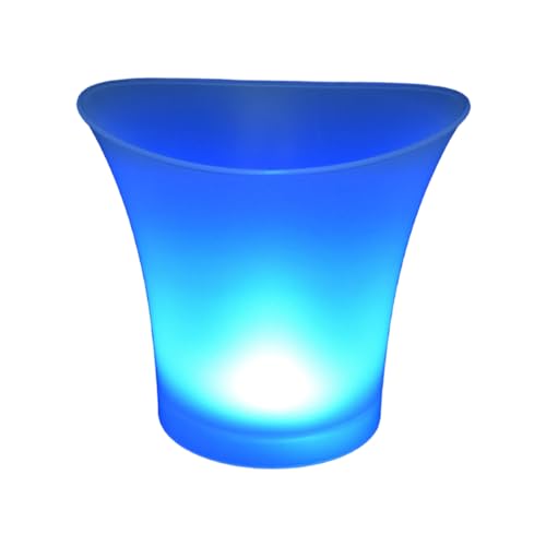 Langlebiger LED-Eiskübel, beleuchteter Eiskübel aus PP-Material, große Kapazität, geeignet für Partybars und Clubs, beleuchteter Eiskübel von Miaelle