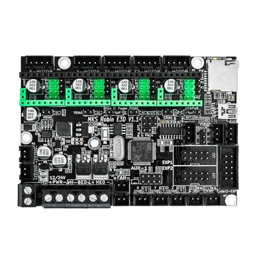 Miaelle Robin 32Bit 3D Drucker Steuerplatine Motherboard Mainboard Ersatzteile Bildschirm USB Druck Für CR10 Ender3 Kompatible Druckermodelle von Miaelle