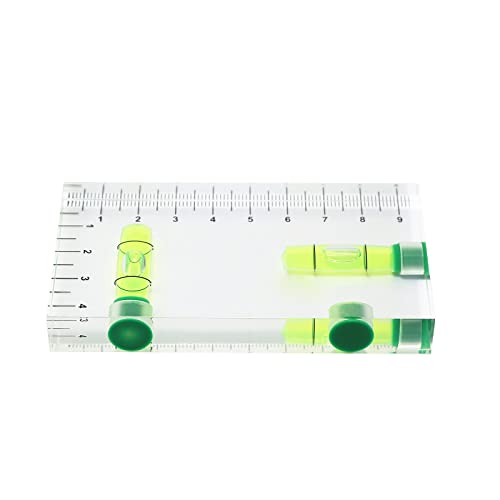 Professionelle transparente Multifunktions-Wasserwaage mit Zwei-Wege-Wasserwaage für W/Starker Magnet & Klare Skala 9,53 cm/3.Mini Level Bubble Magnet Mini Nivellierwerkzeug Werkzeug Professionelle transparente Multifunktions-Wasserwaage mit Zwei-Wege-Wasserwaage für W/Starker Magnet & Klare Skala 9,53 cm/3.Mini Level Bubble Magnet Mini Nivellierwerkzeug Werkzeug von Miaelle