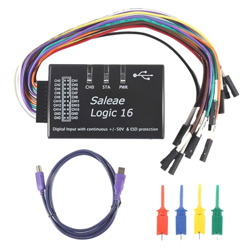 Professioneller USB Logic16 USB Logics Analysator 16 Kanäle Geschwindigkeitskompatibel Mehrere Systeme USB Logics Analysator Logic16 von Miaelle