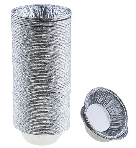 Miamex 200 Stück Törtchenformen aus Aluminium, Fassungsvermögen: 50 ml von Miamex