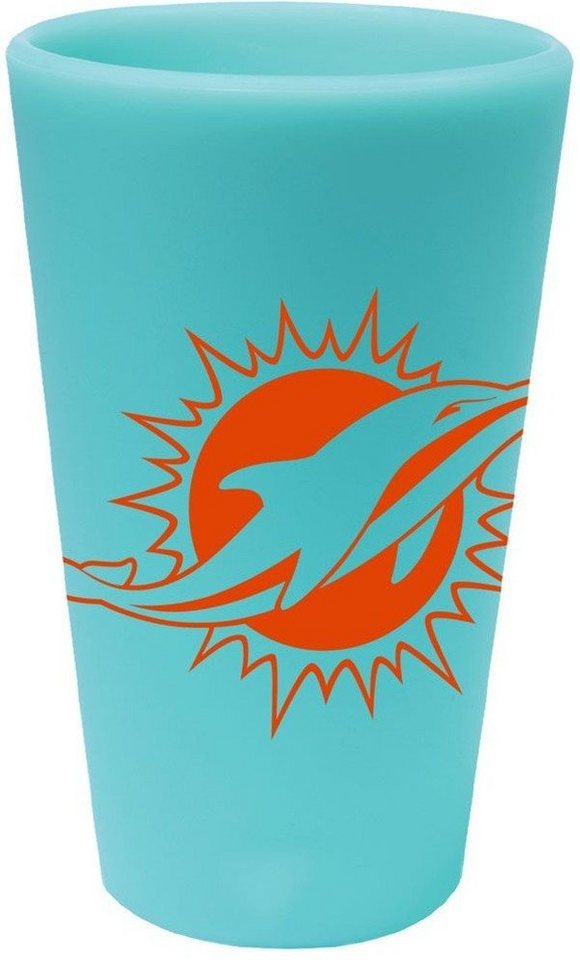 Miami Dolphins Glas Silicone Pint Glass von Miami Dolphins