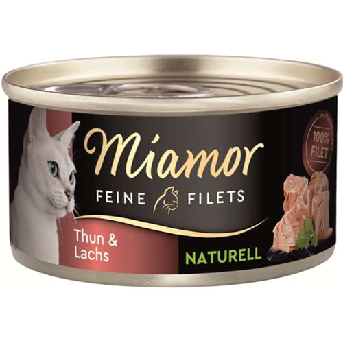 24 x Miamor Feine Filets Naturelle Thunfisch & Lachs 80g 24 x Miamor Feine Filets Naturelle Thunfisch & Lachs 80g von Miamor