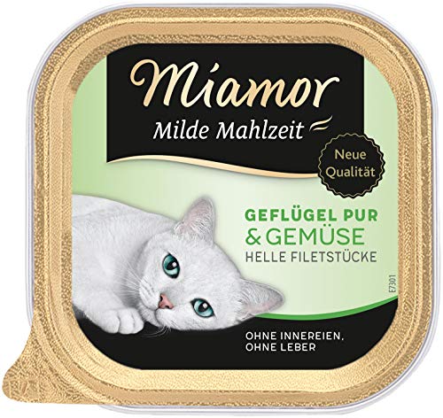 Miamor Milde Mahlzeit Geflügel Pur & Gemüse 16x100g von Miamor