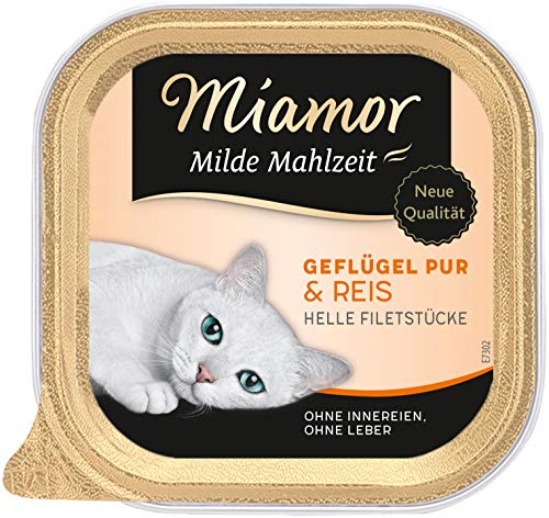 Miamor Milde Mahlzeit Geflügel Pur & Reis 16 x 100g von Miamor