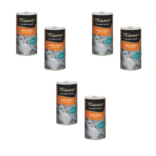 Miamor Sensible Snack Huhn Pur | 6er Pack | 6 x 30g | Katzensnack aus Hühnerbrustfilet | Einzelfuttermittel auch für empfindliche Katzen und bei Allergien | Als Belohnung Miamor Sensible Snack Huhn Pur | 6er Pack | 6 x 30g | Katzensnack aus Hühnerbrustfilet | Einzelfuttermittel auch für empfindliche Katzen und bei Allergien | Als Belohnung von Miamor