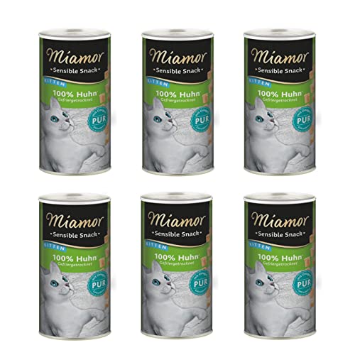 Miamor Sensible Snack Kitten Huhn Pur | 6er Pack | 6 x 30 g | Einzelfuttermittel für Kitten | Als Belohnung für zwischendurch | Zur Unterstützung von Wachstum und Gesundheit Miamor Sensible Snack Kitten Huhn Pur | 6er Pack | 6 x 30 g | Einzelfuttermittel für Kitten | Als Belohnung für zwischendurch | Zur Unterstützung von Wachstum und Gesundheit von Miamor