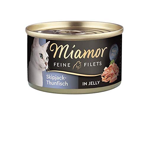 miamor feine Filets mit Skipjack-Thunfisch in Jelly - Nassfutter für Katzen - 24 x 100g miamor feine Filets mit Skipjack-Thunfisch in Jelly - Nassfutter für Katzen - 24 x 100g von Miamor