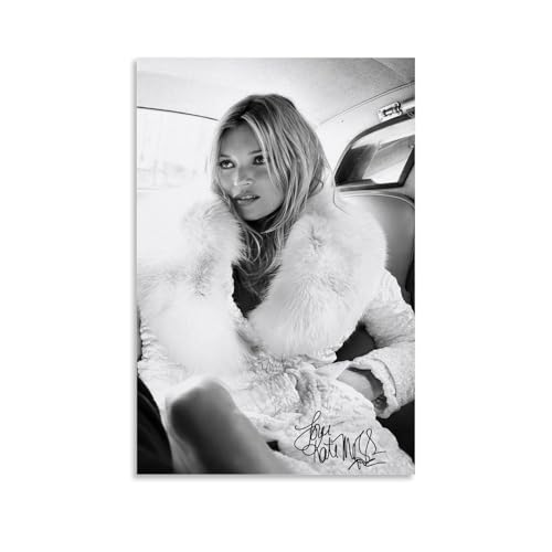 Mianm Kate Moss Poster Classic Vintage Cover Für Zimmer, Ästhetische Leinwand-Wandkunst, Schlafzimmer-Dekor Poster 16x24inch(40x60cm) von Mianm