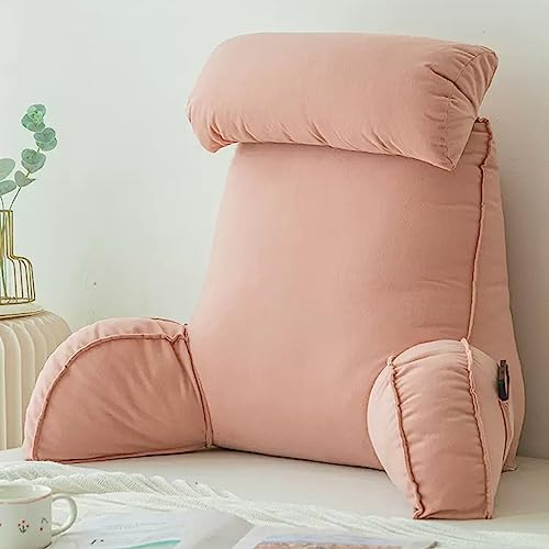 Miaogoo Lesekissen für Schlafsofa, bequemes Nackenkissen, gemütliches abnehmbares Rückenlehnenkissen, weiches Nackenstützkissen, Schmerzlinderung, Rückenkissen (Rosa) von Miaogoo