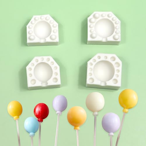 Mini-Silikonform für 3D-Ballons, oval, Fondant, Schokolade, DIY, Blütenpaste, Ton, Kerzen, Kuchendekoration, Backgeschirr, 2 Stück Mini-Silikonform für 3D-Ballons, oval, Fondant, Schokolade, DIY, Blütenpaste, Ton, Kerzen, Kuchendekoration, Backgeschirr, 2 Stück von Miaoyak