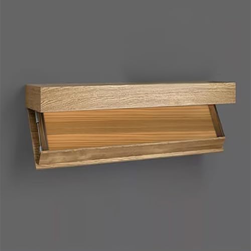 MagicFlap Designer Regal mit Geheimfach, Verdecktes Schweberegal Wandregal Aufbewahrungsregal Verstecktes Fach für Wohnzimmer oder Büro MagicFlap Designer Regal mit Geheimfach, Verdecktes Schweberegal Wandregal Aufbewahrungsregal Verstecktes Fach für Wohnzimmer oder Büro von Miaoyak