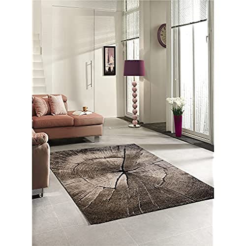Mia's Teppiche Irina Wohn- & Schlafzimmer Teppich Natur/Holz 160x230 cm Frieze von Mias Teppiche