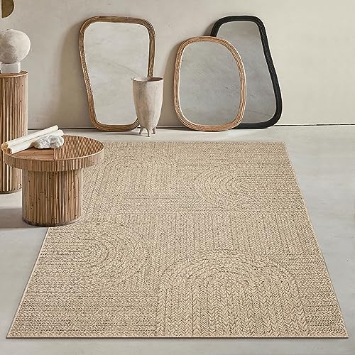 Mia´s Teppiche Soil - wetterfester In- und Outdoor Teppich im Natürlichem Jute-Look, wetterfest, geeignet für Terrasse und Garten, ca. 140 x 200 cm Mia´s Teppiche Soil - wetterfester In- und Outdoor Teppich im Natürlichem Jute-Look, wetterfest, geeignet für Terrasse und Garten, ca. 140 x 200 cm von Mias Teppiche