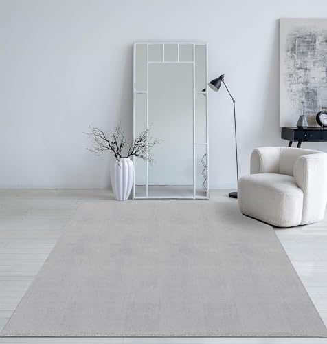 Mia´s Teppiche Taos kuscheliger Flauschiger Kurzflor Teppich, Anti-Rutsch Unterseite, Waschbar bis 30 Grad, Super Soft, Felloptik, Grau, 300 x 400 cm Mia´s Teppiche Taos kuscheliger Flauschiger Kurzflor Teppich, Anti-Rutsch Unterseite, Waschbar bis 30 Grad, Super Soft, Felloptik, Grau, 300 x 400 cm von Mias Teppiche