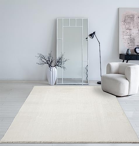Mia´s Teppiche Taos kuscheliger Kurzflor Teppich, Anti-Rutsch Unterseite, Waschbar bis 30 Grad, Super Soft, Felloptik, Creme, 80 x 150 cm Mia´s Teppiche Taos kuscheliger Kurzflor Teppich, Anti-Rutsch Unterseite, Waschbar bis 30 Grad, Super Soft, Felloptik, Creme, 80 x 150 cm von Mias Teppiche