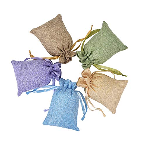 Miavogo 15 x Jutesäckchen Säckchen kleine Geschenke für Hochzeit Verlobung Adventskalender - 10,5 x 15,5 cm von Miavogo