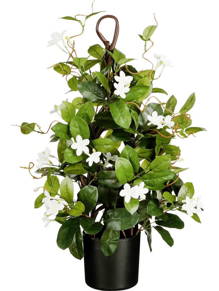 Kunstpflanze Mica Decorations Stephanotis im Topf Ø 30 x 60 cm, Mica Decorations von Mica Decorations