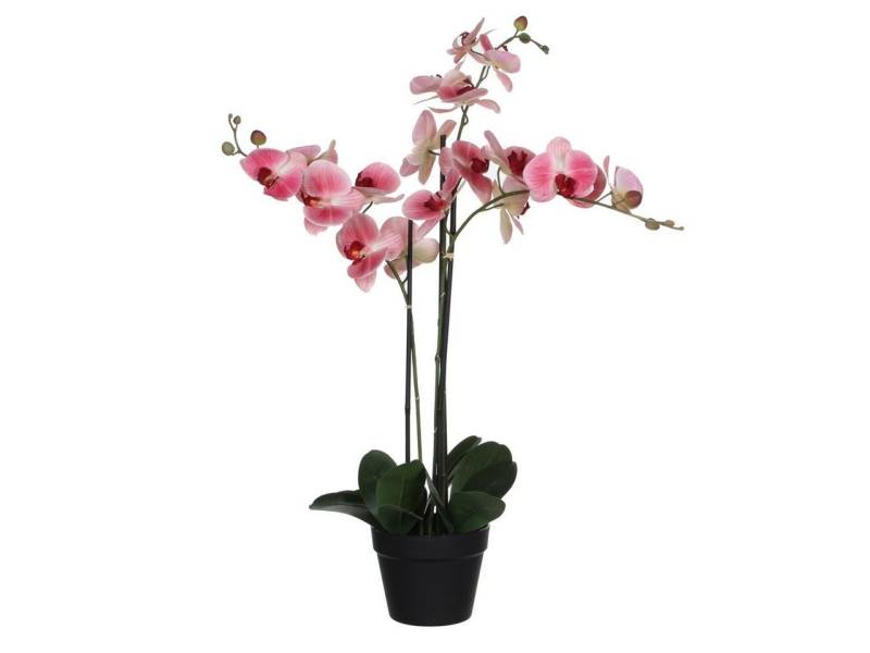 Kunstpflanze Mica Kunstpflanze Phalaenopsis im Topf rosa, 75 x, Mica Decorations von Mica Decorations