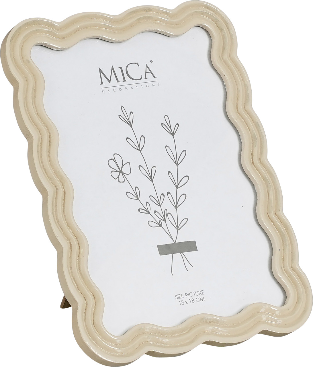 Mica Bilderrahmen Fisci off white 20 x 15 cm von Mica Decorations