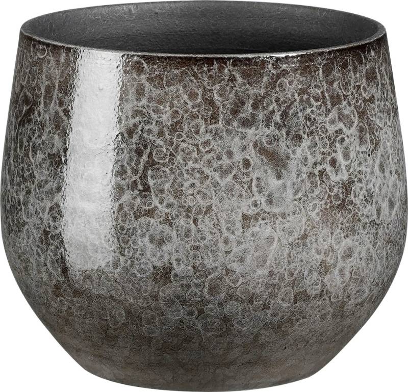 Mica Blumentopf Oliver anthrazit Terracotta Ø 19 x 17 cm von Mica Decorations