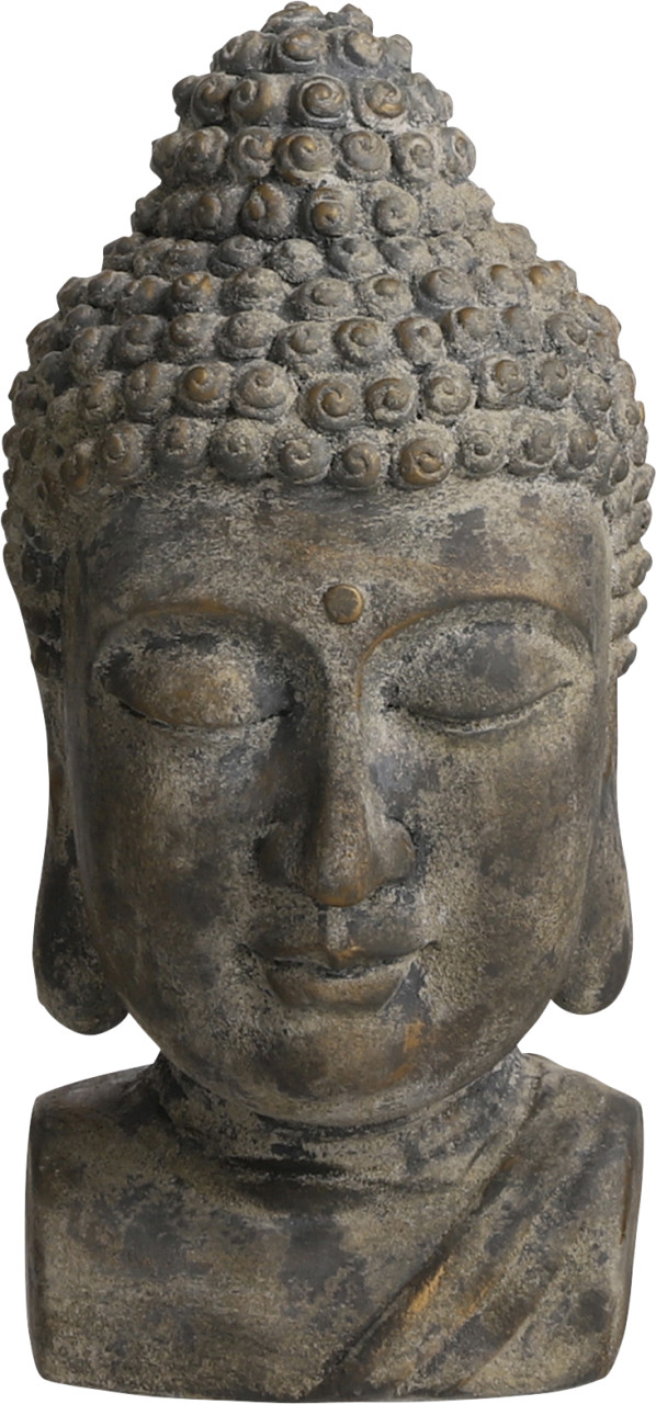 Mica Buddha grau Magnesium 48 cm von Mica Decorations