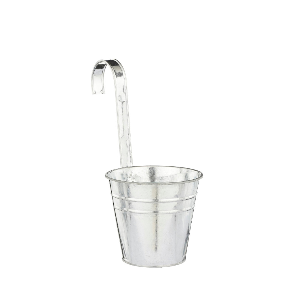 Mica Decorations Blumentopf Eisen Joey hängend grau Ø 13 x 12 cm von Mica Decorations