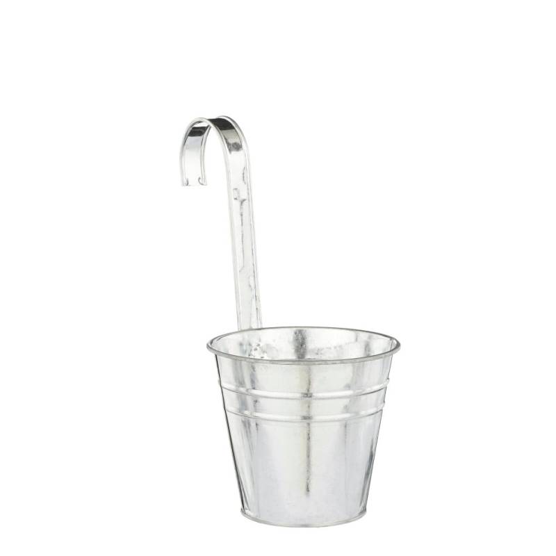 Mica Decorations Blumentopf Eisen Joey hängend grau Ø 13 x 12 cm von Mica Decorations