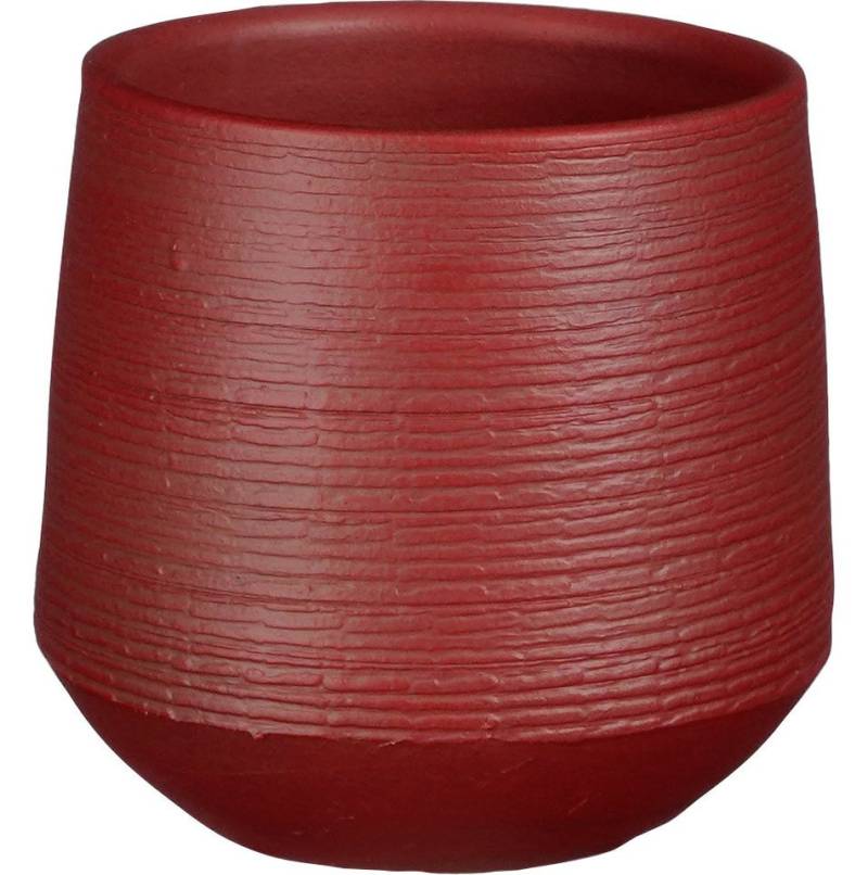 Mica Decorations Blumentopf Mica Blumentopf Evora dunkelrot Terracotta Ø 16 x von Mica Decorations