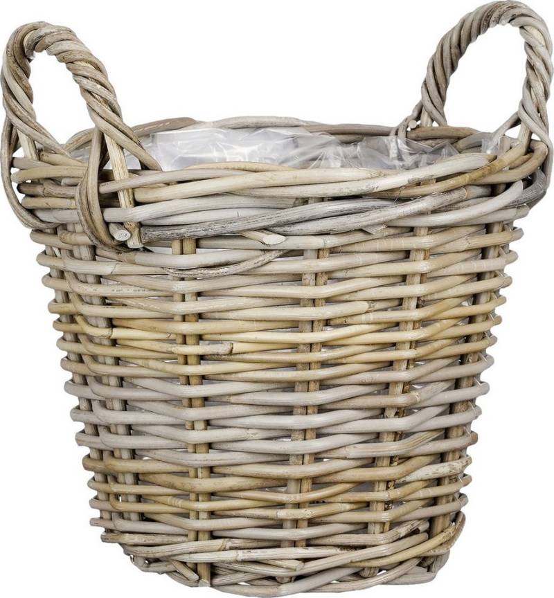 Mica Decorations Übertopf Mica Decorations Korb Marcia Rattan Ø 30 x 23 cm von Mica Decorations