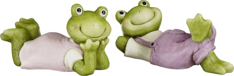 Mica Decorations Dekofigur Frosch 30 cm mehrfarbig 2-fach sortiert von Mica Decorations