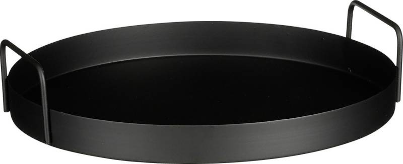 Mica Decorations Dekotablett Mica Tablett Razz schwarz Eisen 6,5 x 30 cm von Mica Decorations