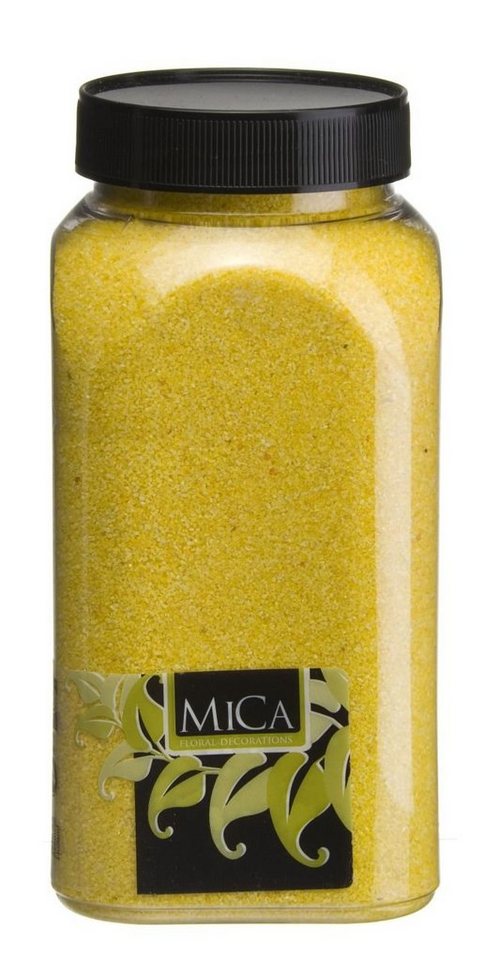 Mica Decorations Dekosteine Mica Decorations Dekoration Sand gelb 650 ml 1 kg von Mica Decorations