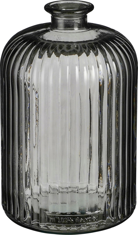 Mica Decorations Flasche Jessica recycled glass 23 x 15 cm anthrazit Mica Decorations Flasche Jessica recycled glass 23 x 15 cm anthrazit von Mica Decorations