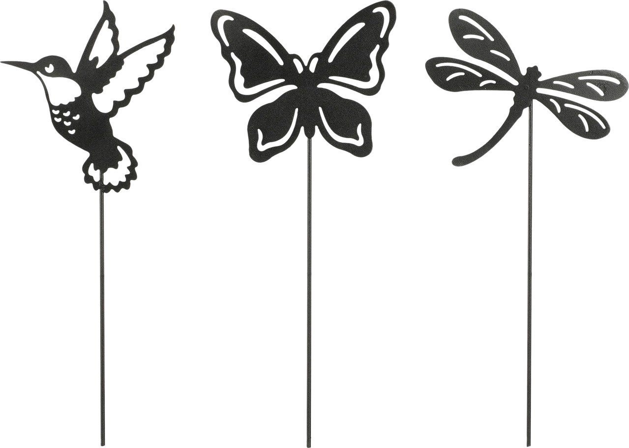 Mica Decorations Gartenfigur Mica Gartenstecker Eisen L 13,5 x H 40 cm schwarz Mica Decorations Gartenfigur Mica Gartenstecker Eisen L 13,5 x H 40 cm schwarz von Mica Decorations