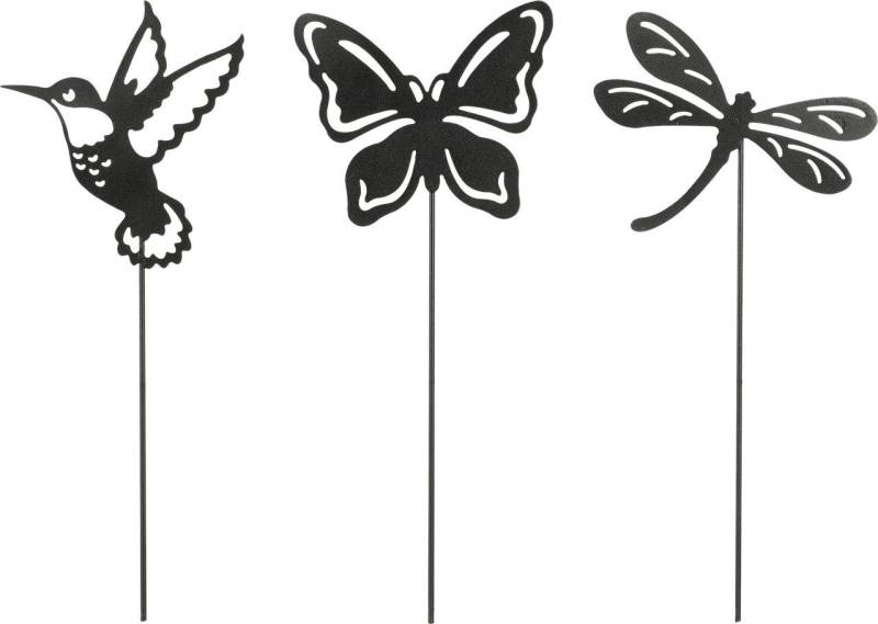 Mica Decorations Gartenfigur Mica Gartenstecker Eisen L 13,5 x H 40 cm schwarz Mica Decorations Gartenfigur Mica Gartenstecker Eisen L 13,5 x H 40 cm schwarz von Mica Decorations