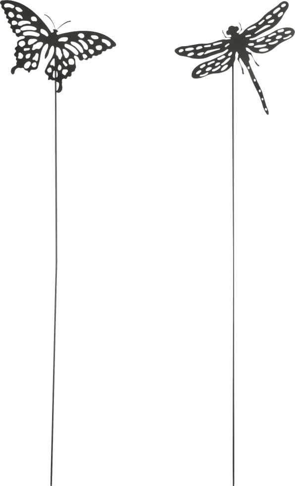 Mica Decorations Gartenstecker Schmetterling oder Libelle 118 x 29 x 0,5 cm schwarz Mica Decorations Gartenstecker Schmetterling oder Libelle 118 x 29 x 0,5 cm schwarz von Mica Decorations