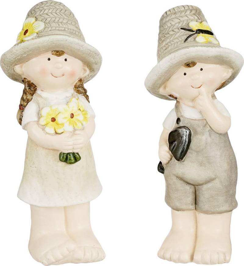 Mica Decorations Kind Keramik 23 x 9,5 x 8 cm beige-grau von Mica Decorations