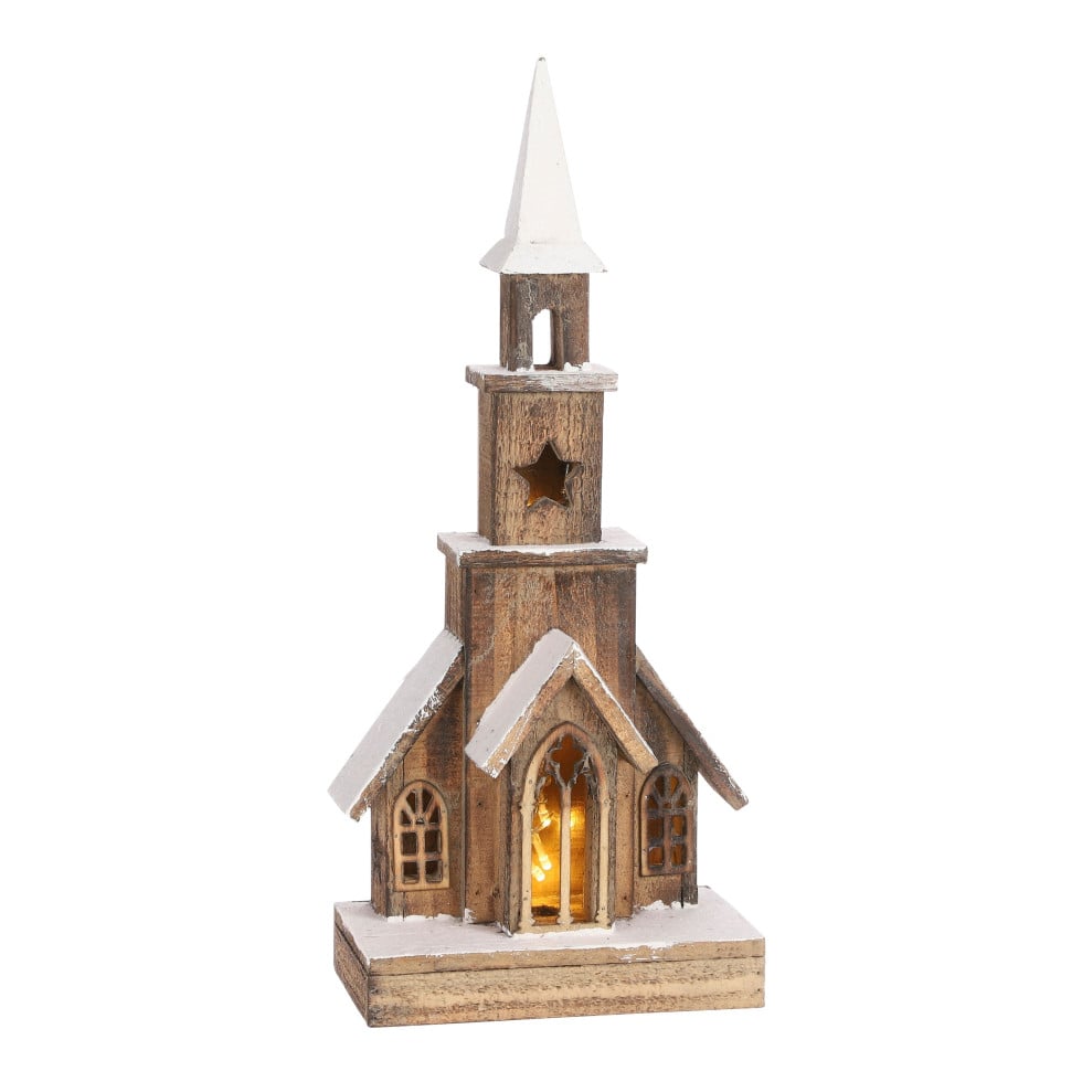 Mica Decorations LED Dekofigur Holz Kirche 48 cm Mica Decorations LED Dekofigur Holz Kirche 48 cm von Mica Decorations