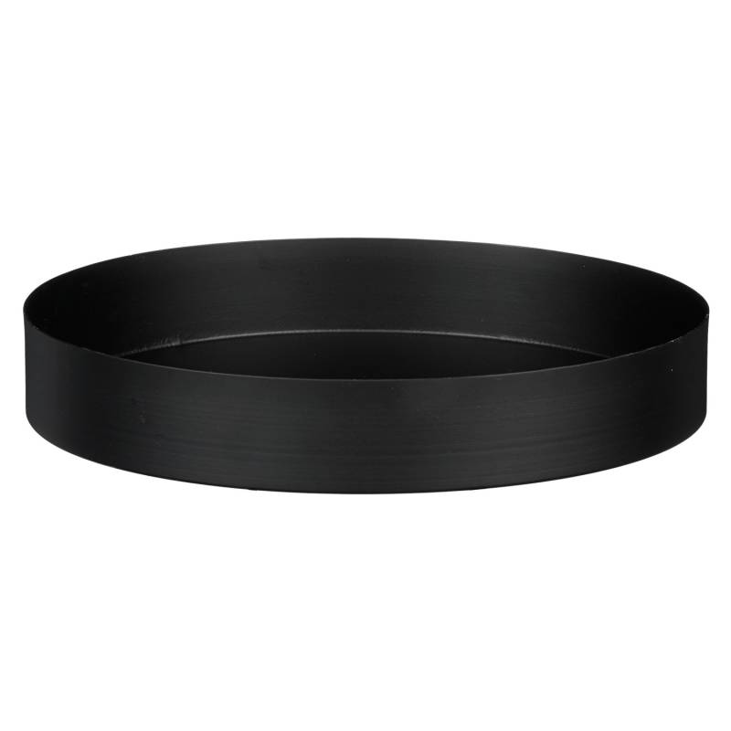 Mica Decorations Tablett Passo 3,5 cm x Ø 23,5 cm Schwarz von Mica Decorations