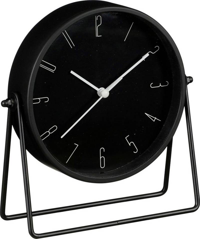 Mica Decorations Tischuhr Mica Tischuhr Corky Glocke schwarz Eisen Ø 18,5 cm von Mica Decorations