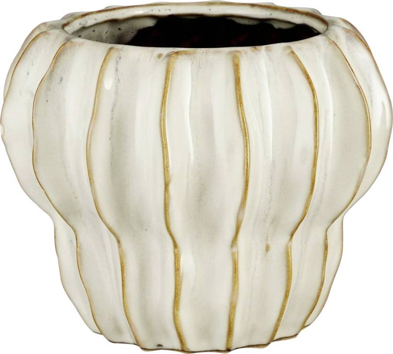 Mica Decorations Topf Altea ceramic 13,5 x 18 cm weiß von Mica Decorations