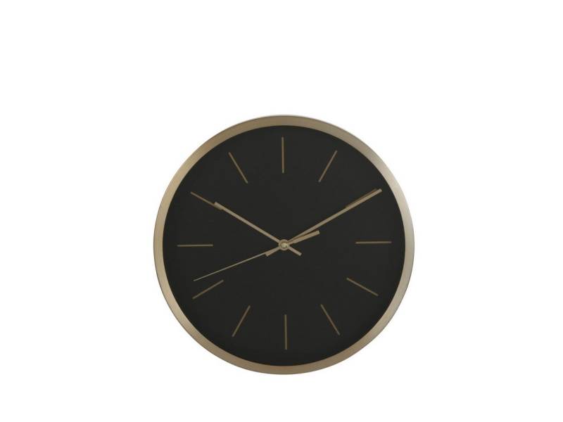 Mica Decorations Wanduhr Mica Wanduhr Bonn Ø 25 cm schwarz von Mica Decorations