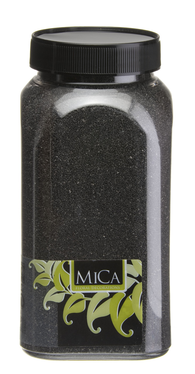 Mica Dekosand schwarz 650 ml von Mica Decorations