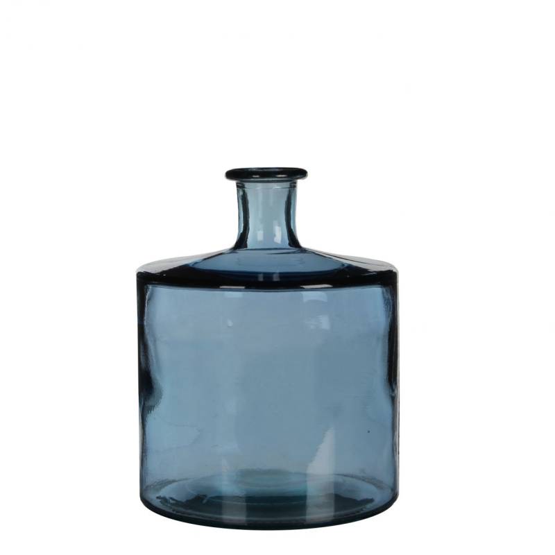 Mica Flasche Guan Glas blau 26 x 21 cm von Mica Decorations