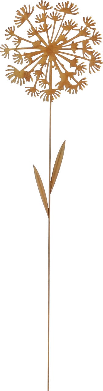 Mica Gartenstecker Blume rost 30 x 2 x 113 cm von Mica Decorations